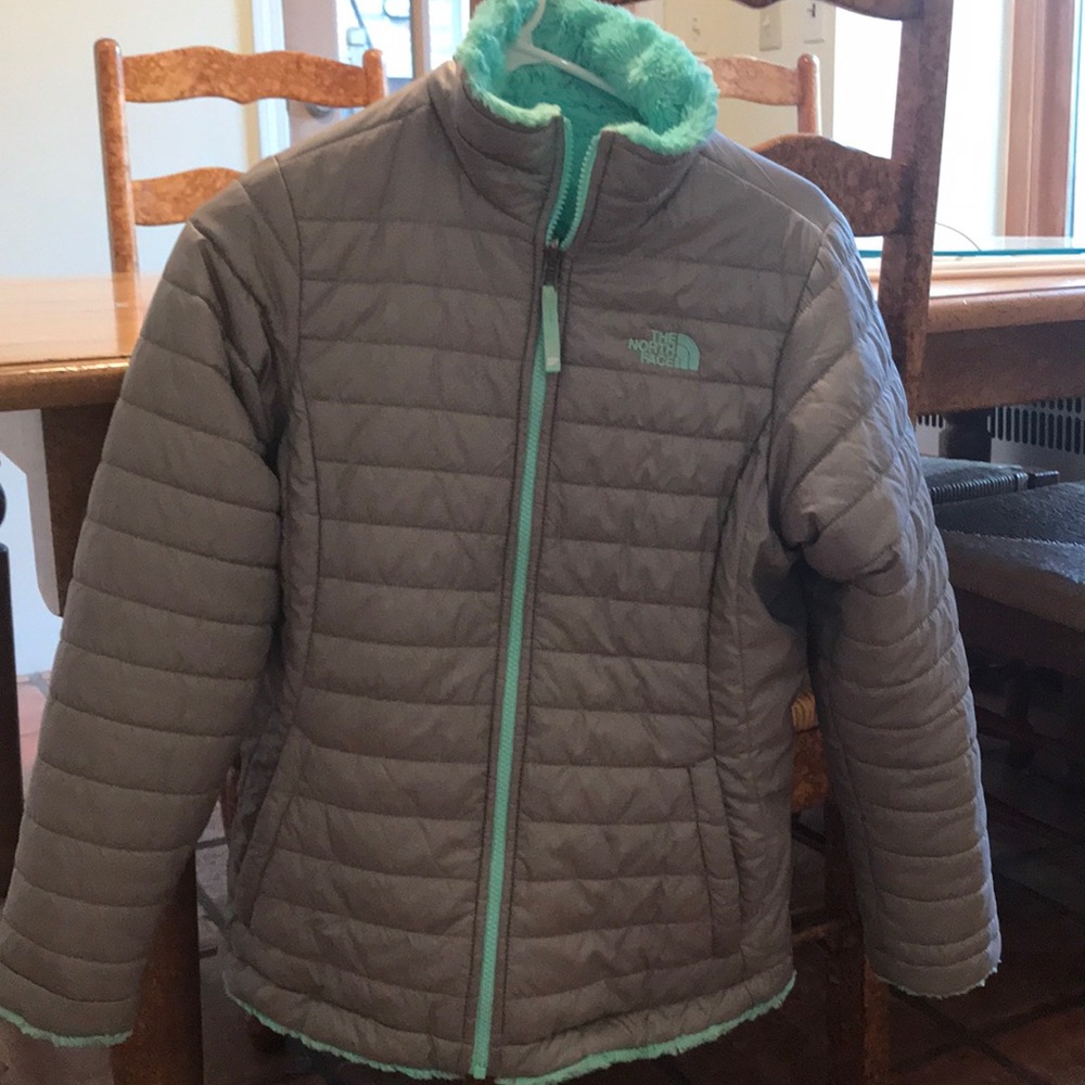 North Face Girls reversible jacket